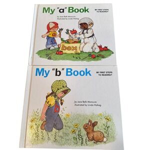 Grolier My First Steps to Reading Books A and B Jane Belk Moncure Vintage